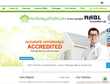 Tablet Screenshot of niramayahealthcare.com